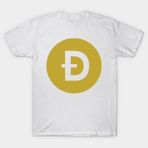 Dogecoin currency T-Shirt by vladocar